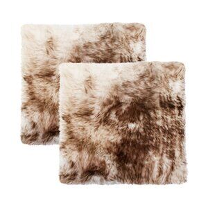 Natural Home Decor New Zealand Sheepskin Chair Pad | 2-Piece | Chocolate